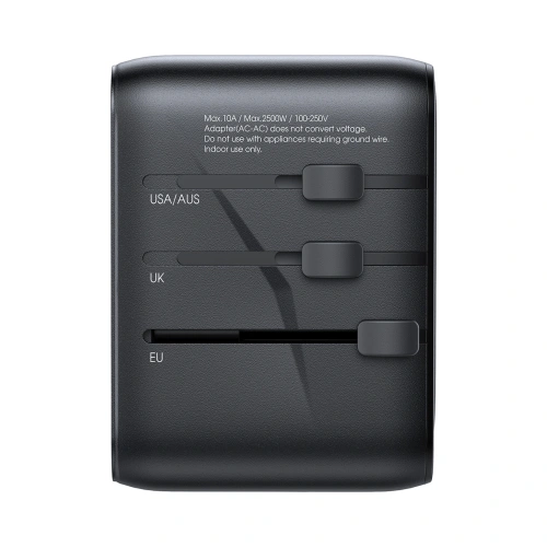 Kup Joyroom JR-TCW01 Reiseadapter 17W EU / US / UK / JP / AU / CN schwarz - JYR1044 - {ean13} - Sklep Home Screen