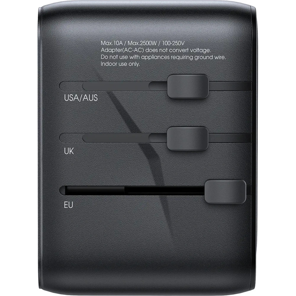 Adapter podróżny Joyroom JR-TCW01 17W EU / US / UK / JP / AU / CN czarny