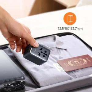 Kup Joyroom JR-TCW01 Reiseadapter 17W EU / US / UK / JP / AU / CN schwarz - JYR1044 - {ean13} - Sklep Home Screen