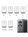 Kup Joyroom JR-TCW02 Reiseadapter 65W EU / US / JP / AU / UK / CN schwarz - JYR1045 - {ean13} - Sklep Home Screen