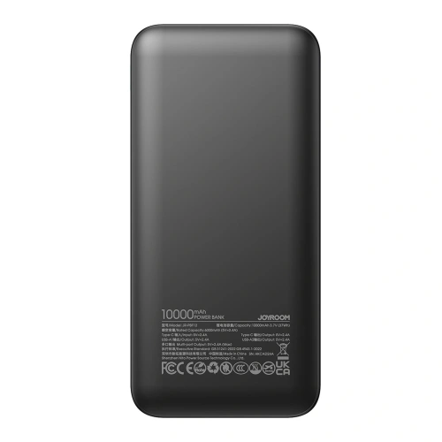 Kup Powerbank Joyroom JR-PBF12 10000mAh 12W 2.4A 2xUSB-A, USB-C czarny - JYR1046 - {ean13} - Sklep Home Screen