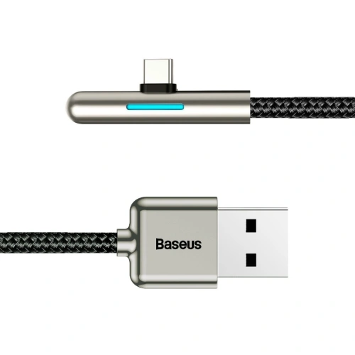Buy Baseus Iridescent Lamp HW flash charge Mobile Game USB For Type-C 40W 0.5m Black - BSU1119BLK - {ean13} - Home Screen Store Europe