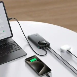 Kup Powerbank Joyroom JR-PBF12 10000mAh 12W 2.4A 2xUSB-A, USB-C czarny - JYR1046 - {ean13} - Sklep Home Screen