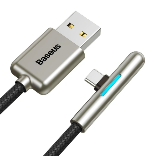 Buy Baseus Iridescent Lamp HW flash charge Mobile Game USB For Type-C 40W 0.5m Black - BSU1119BLK - {ean13} - Home Screen Store Europe