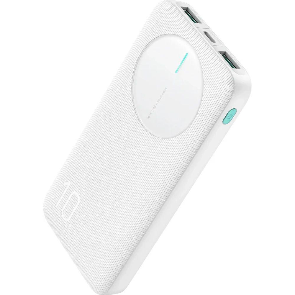 Powerbank Joyroom JR-PBF12 10000mAh 12W 2.4A 2xUSB-A, USB-C biały