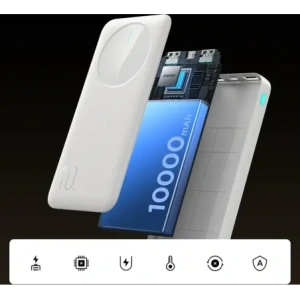 Kup Powerbank Joyroom JR-PBF12 10000mAh 12W 2.4A 2xUSB-A, USB-C biały - JYR1047 - {ean13} - Sklep Home Screen