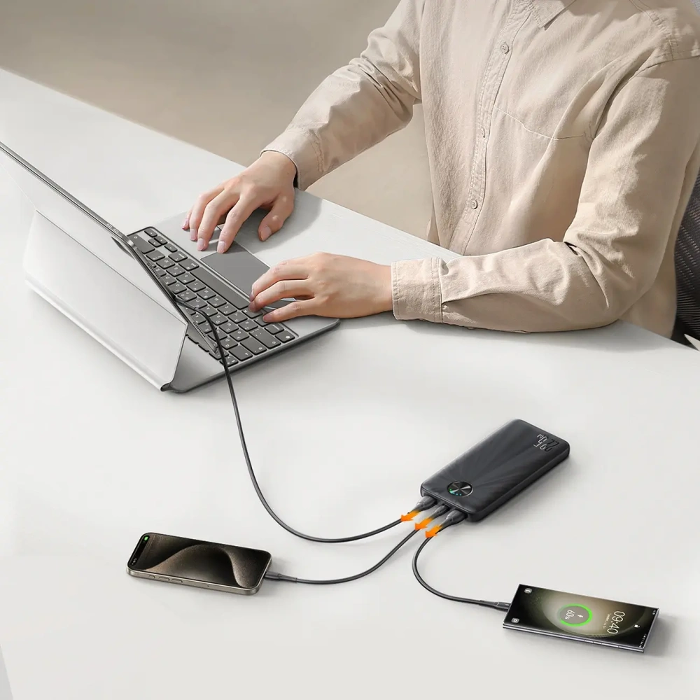 Powerbank Joyroom JR-PBF15 10000mAh 22.5W USB-A USB-C 22.5W czarny