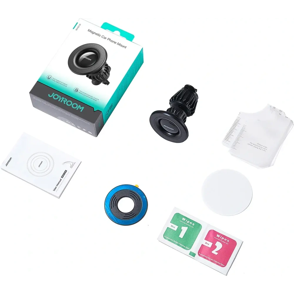 Magnetyczny uchwyt samochodowy do kratki Joyroom JR-ZS406 czarny