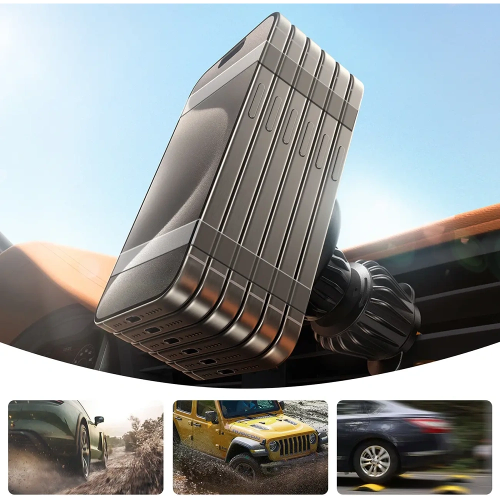 Magnetyczny uchwyt samochodowy do kratki Joyroom JR-ZS406 czarny