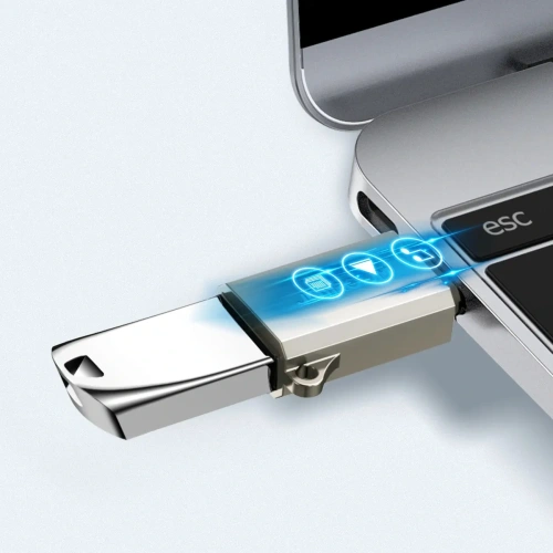 Kup Joyroom adaptor S-H151 USB-C (masculin) / USB-A (feminin) argintiu - JYR1052 - {ean13} - Sklep Home Screen