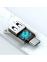 Kup Adapter Joyroom S-H151 USB-C (męski) / USB-A (żeński) z oczkiem na smycz srebrny - JYR1052 - {ean13} - Sklep Home Screen