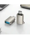 Kup Adapter Joyroom S-H151 USB-C (męski) / USB-A (żeński) z oczkiem na smycz srebrny - JYR1052 - {ean13} - Sklep Home Screen