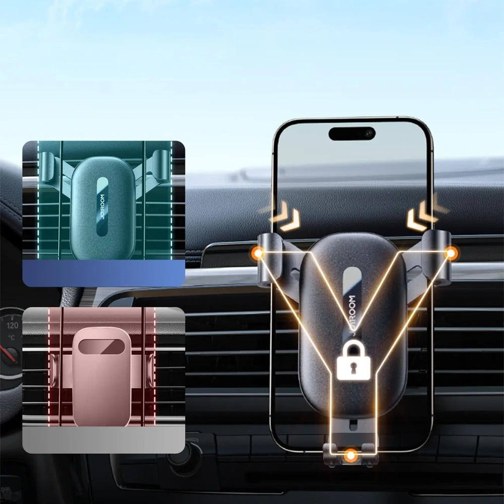 Uchwyt samochodowy na kratkę nawiewu Joyroom JR-ZS392 czarny