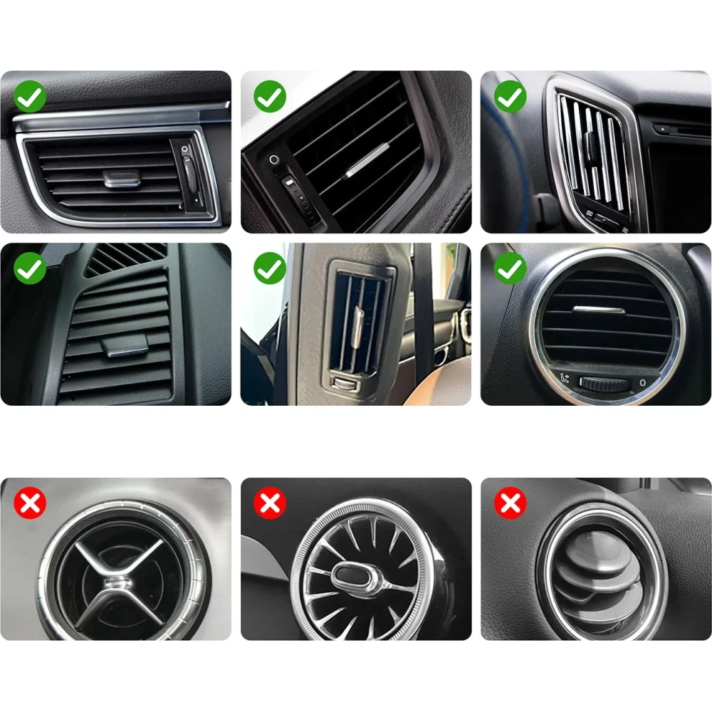 Uchwyt samochodowy na kratkę nawiewu Joyroom JR-ZS392 czarny