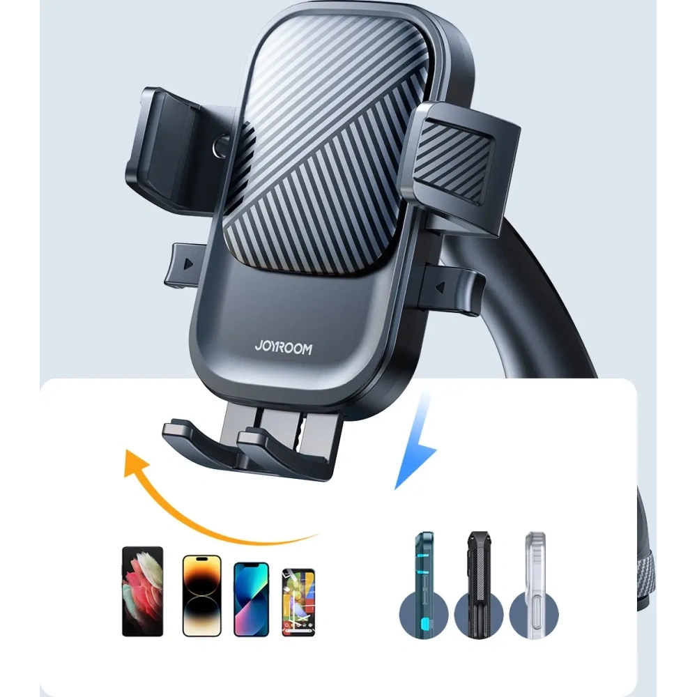 Uchwyt samochodowy na szybę Joyroom JR-OK6 czarny