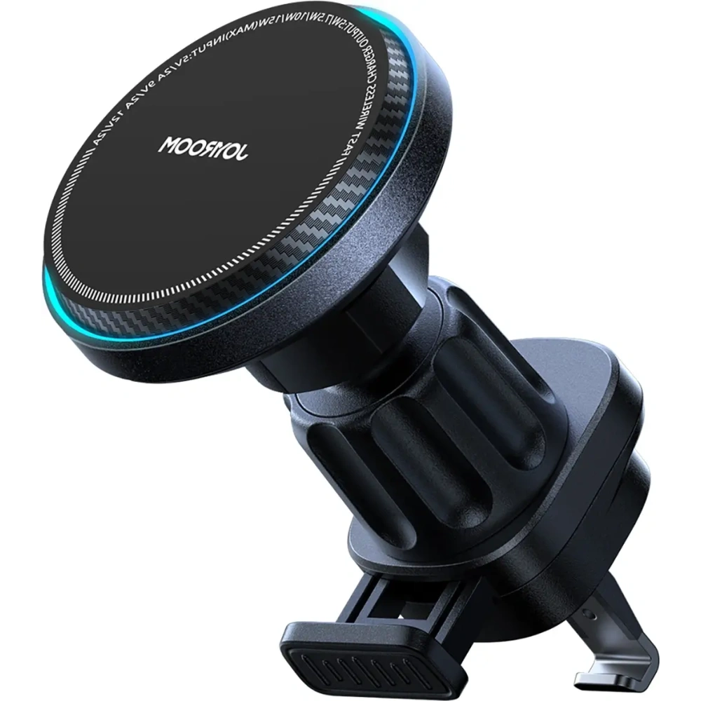 Uchwyt samochodowy z ładowarką indukcyjną MagSafe do kratki Joyroom JR-ZS387 z wentylatorem czarny