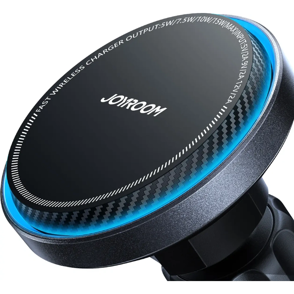 Uchwyt samochodowy z ładowarką indukcyjną MagSafe do kratki Joyroom JR-ZS387 z wentylatorem czarny