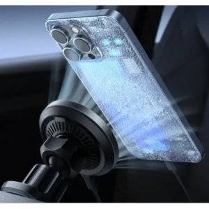 Kup Držák do auta s indukční nabíječkou MagSafe na mřížku Joyroom JR-ZS387 s ventilátorem černý - JYR1055 - {ean13} - Sklep Home Screen