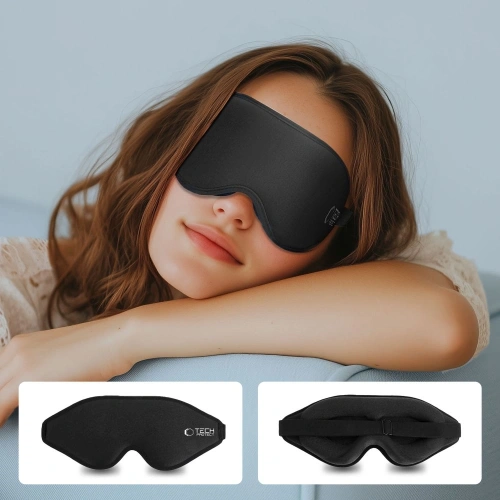 Kup Tech-Protect Masca de somn cu protecție oculară Negru Mat - THP3282 - {ean13} - Sklep Home Screen