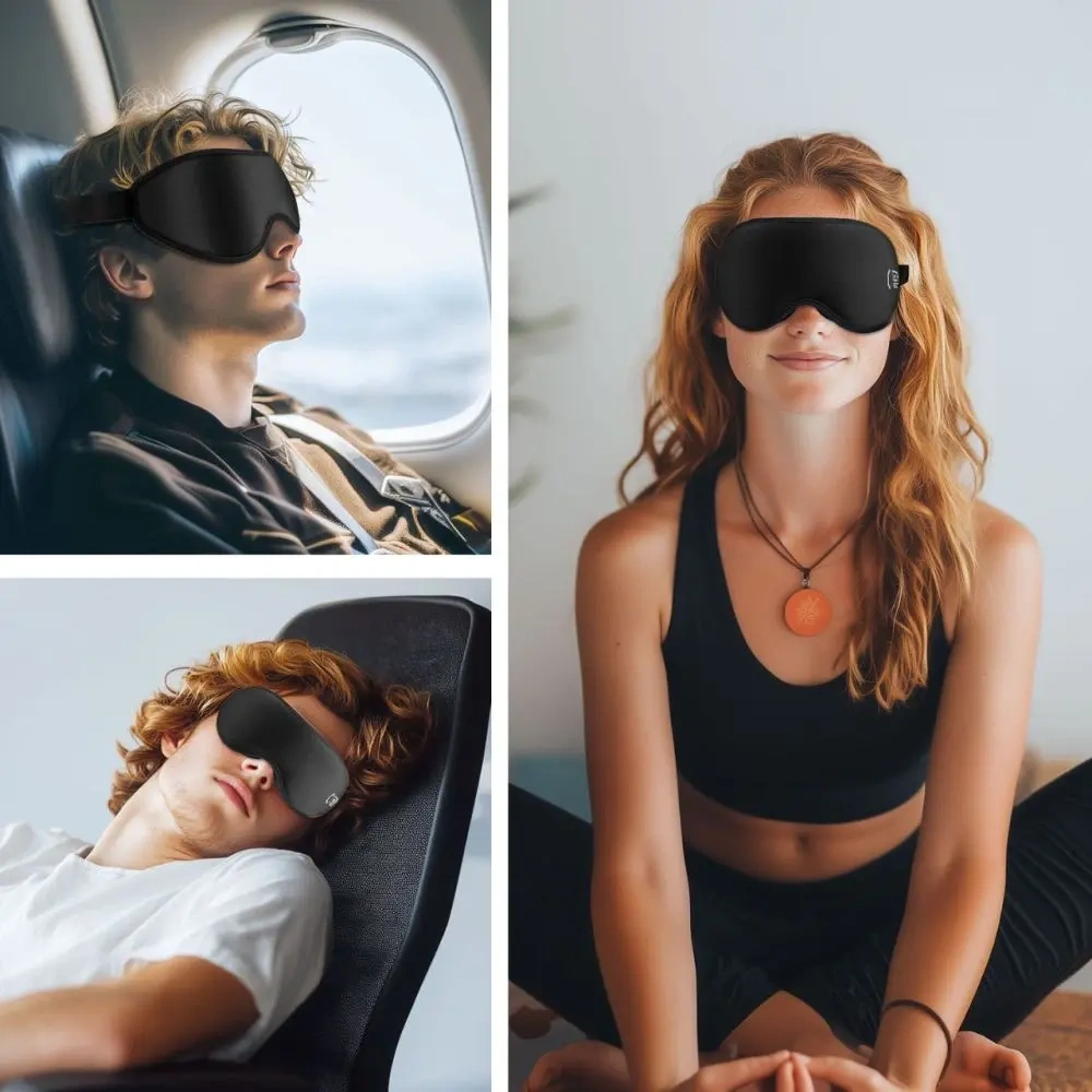 Opaska na oczy do spania Tech-Protect Eyeshade Sleep Mask Matte Black
