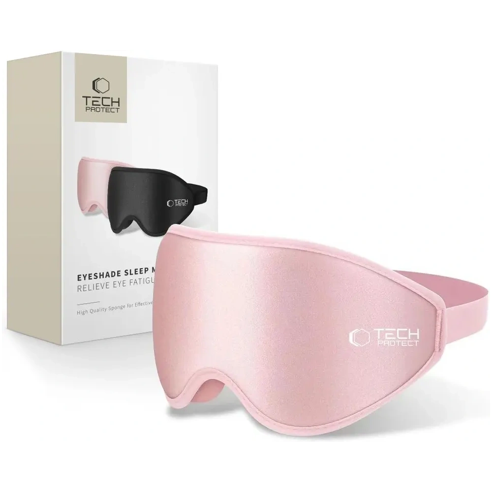 Opaska na oczy do spania Tech-Protect Eyeshade Sleep Mask Baby Pink