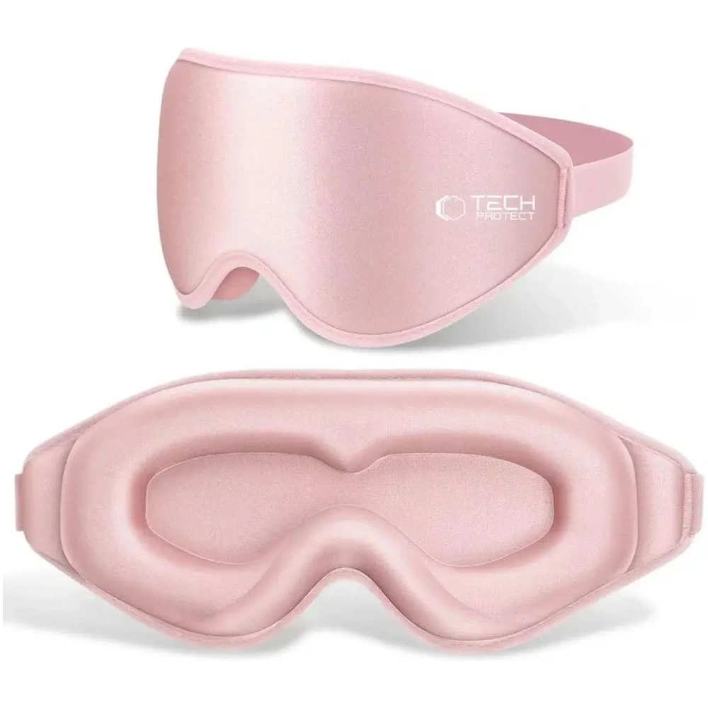 Opaska na oczy do spania Tech-Protect Eyeshade Sleep Mask Baby Pink