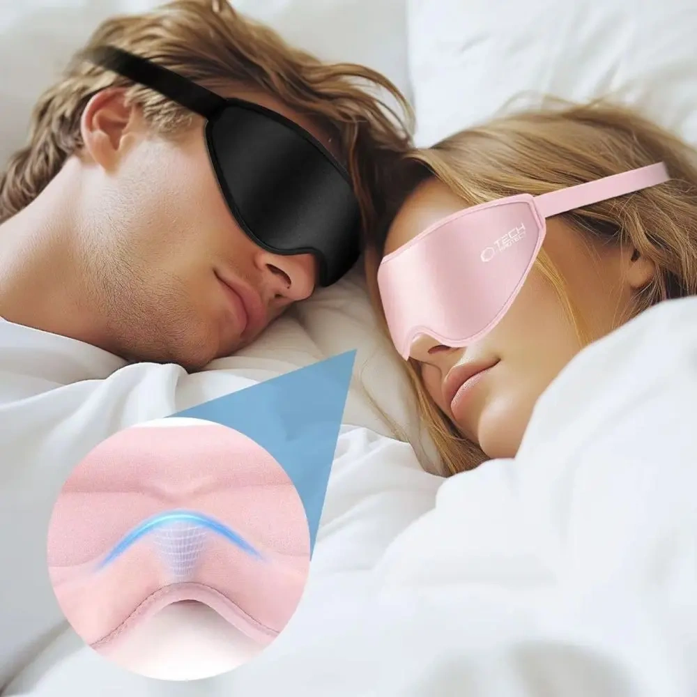 Opaska na oczy do spania Tech-Protect Eyeshade Sleep Mask Baby Pink