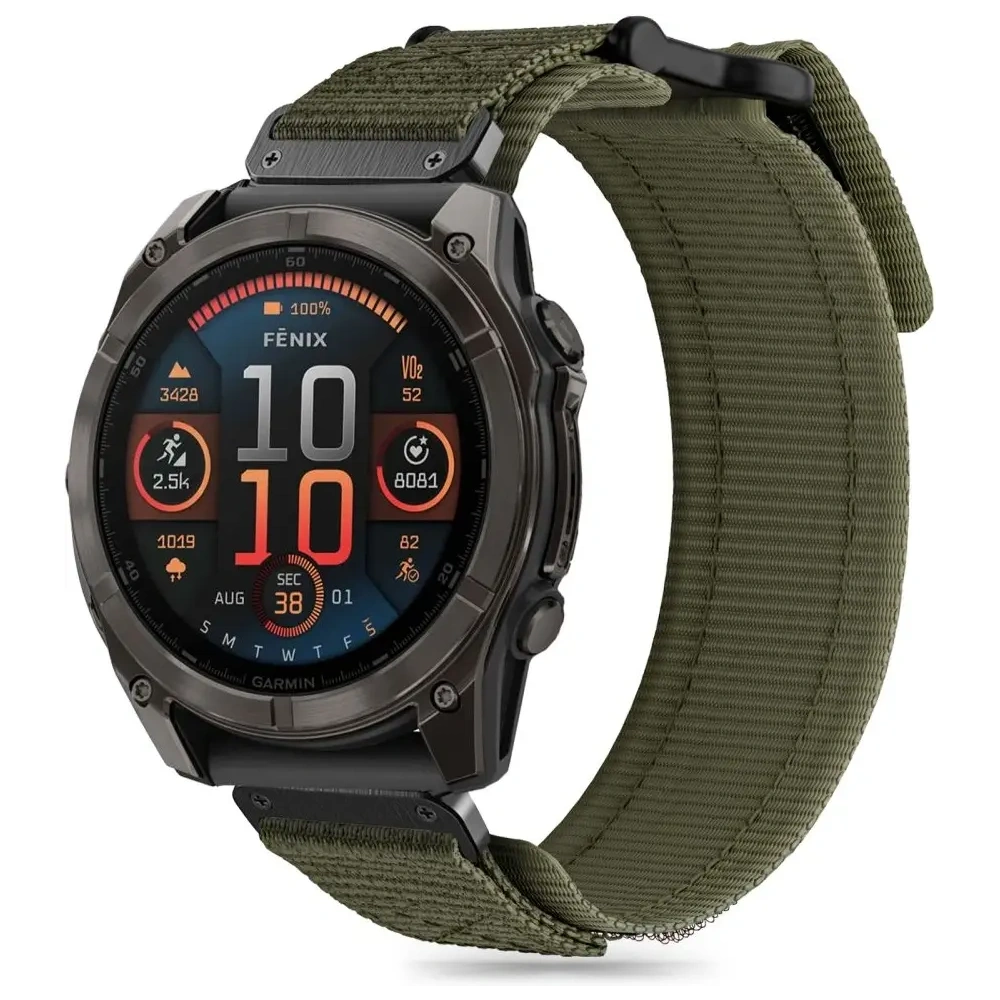 Pasek Tech-Protect Scout Pro Garmin Fenix 5x / 5x Plus / 6x / 6x Pro / 7x / 8 51mm Military Green