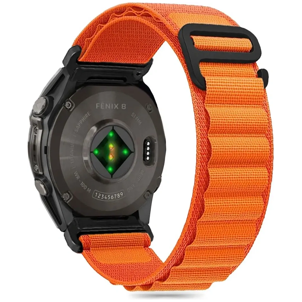 Pasek Tech-Protect Nylon Pro Garmin Fenix 5x / 5x Plus / 6x / 6x Pro / 7x / 8 51mm Orange