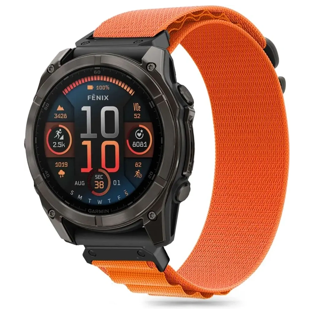 Pasek Tech-Protect Nylon Pro Garmin Fenix 5x / 5x Plus / 6x / 6x Pro / 7x / 8 51mm Orange