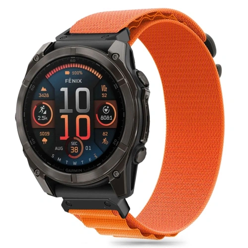Kup Tech-Protect Nylon Pro Garmin Fenix 5 / 6 / 6 Pro / 7 / 8 47mm / E Portocalie - THP3290 - {ean13} - Sklep Home Screen