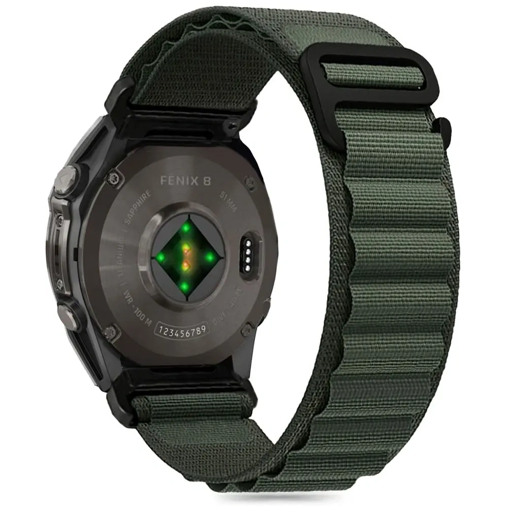 Pasek Tech-Protect Nylon Pro Garmin Fenix 5 / 6 / 6 Pro / 7 / 8 47mm / E Olive Green