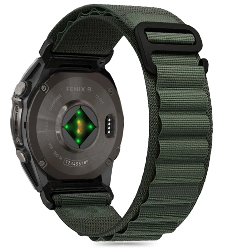 Kup Tech-Protect Nylon Pro Garmin Fenix 5x / 5x Plus / 6x / 6x Pro / 7x / 8 51mm Olivgrün - THP3292 - {ean13} - Sklep Home Screen
