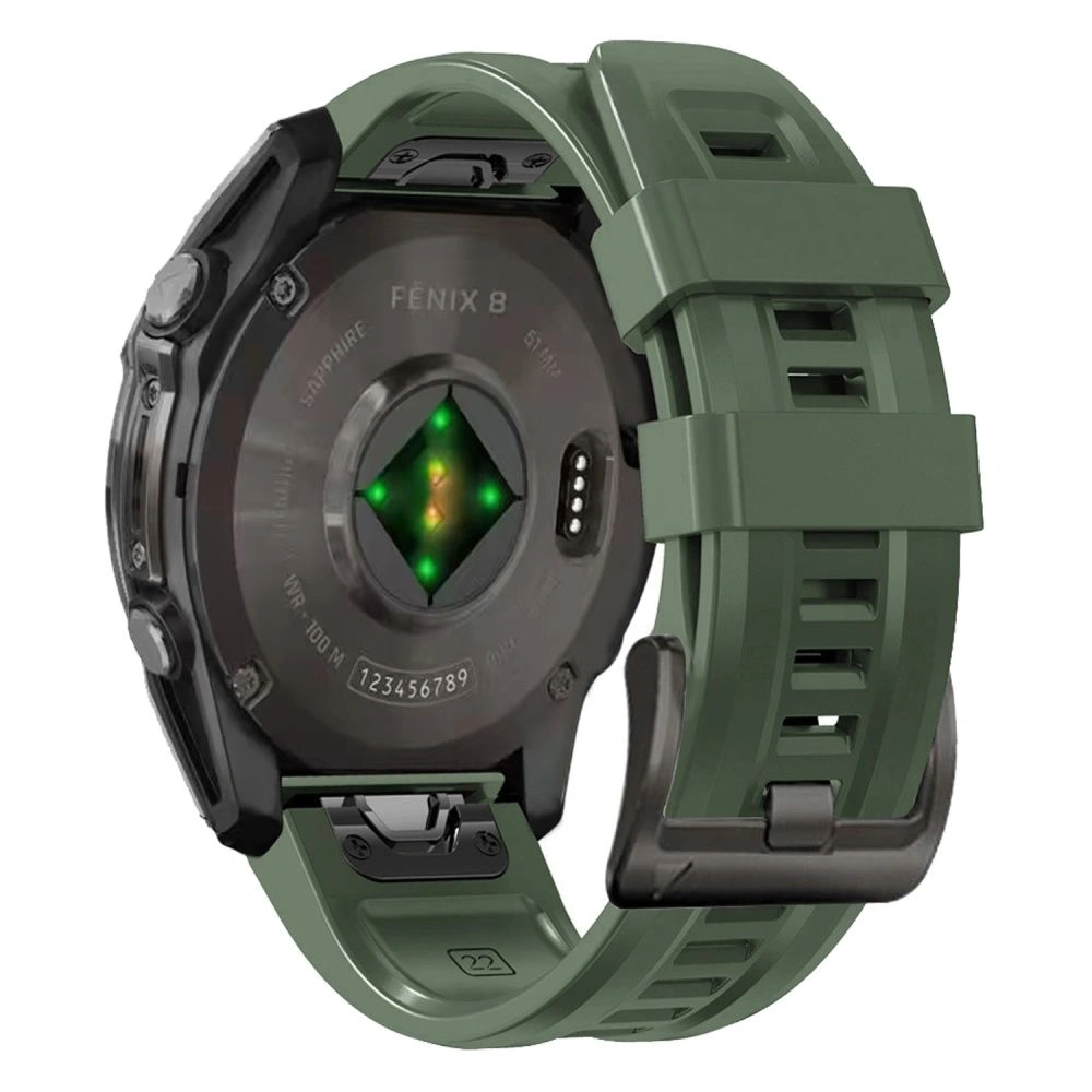 Pasek Tech-Protect Silicone Garmin Fenix 5s / 5s Plus / 6s / 6s Pro / 7s / 8 43mm Military Green