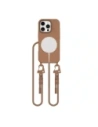 Etui Tech-Protect Magnecklace MagSafe Apple iPhone 16 Pro Čokoládově hnědá