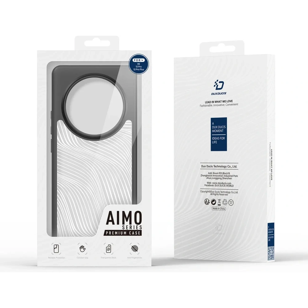 Etui Dux Ducis Aimo Realme 12 Pro / 12 Pro+ Plus czarne