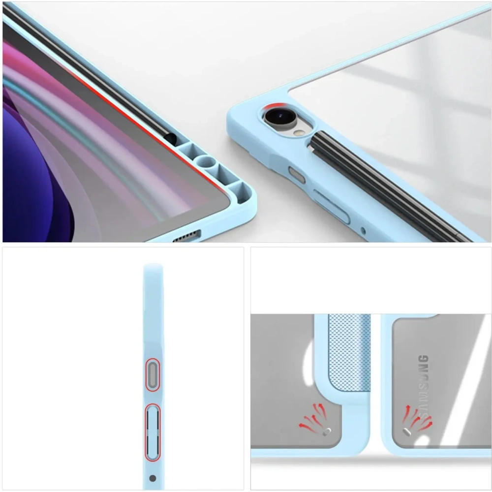 Etui Dux Ducis Toby Samsung Galaxy Tab S9 / S9 FE niebieskie