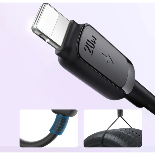 Kup Joyroom Multi-Color Sorozat A14 kábel USB-C / Lightning 20W 1.2m fekete - JYR1056 - {ean13} - Sklep Home Screen