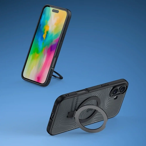 Kup Etui z podstawką Dux Ducis Aimo Mag MagSafe Apple iPhone 16 czarne - DDS2011 - {ean13} - Sklep Home Screen