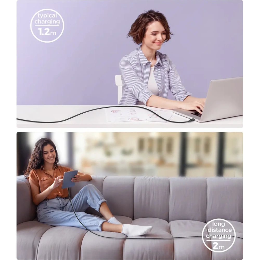 Kabel Joyroom Multi-Color Series A14 USB-C / Lightning 20W 1.2m czarny