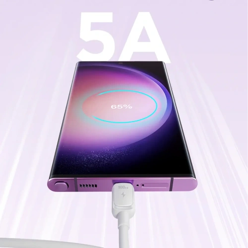Kup Kabel Joyroom Multi-Color Series A14 USB-C / USB-C 100W 1.2m bílý - JYR1057 - {ean13} - Sklep Home Screen