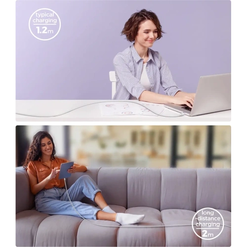 Kup Kabel Joyroom Multi-Color Series A14 USB-C / USB-C 100W 1.2m bílý - JYR1057 - {ean13} - Sklep Home Screen