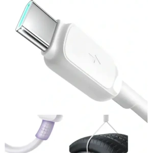 Kup Kabel Joyroom Multi-Color Series A14 USB-A / USB-C 3A 1.2m biały - JYR1058 - {ean13} - Sklep Home Screen