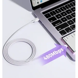 Kup Kabel Joyroom Multi-Color Series A14 USB-A / USB-C 3A 1.2m biały - JYR1058 - {ean13} - Sklep Home Screen