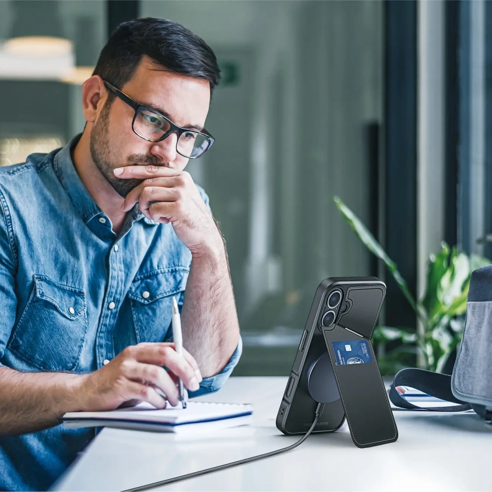 Etui Dux Ducis Rafi II Mag MagSafe Apple iPhone 16 czarne