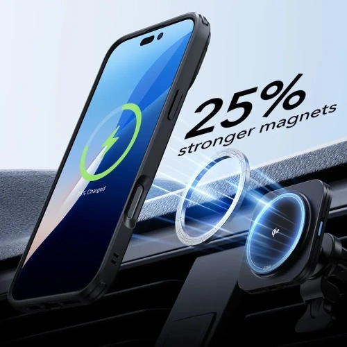 Kup Sada ESR Classic Hybrid Kickstand HaloLock MagSafe & Tempered Glass Apple iPhone 16 Pro Clear/black - ESR855 - {ean13} - Sklep Home Screen