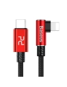 Kup USB-C to Lightning PD sarokkábel Baseus MVP Elbow, 18W, 1m (vörös) - BSU1126RED - {ean13} - Sklep Home Screen