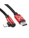 Kup Cablu unghiular USB-C la Lightning PD Baseus MVP Elbow, 18W, 1m (roșu) - BSU1126RED - {ean13} - Sklep Home Screen
