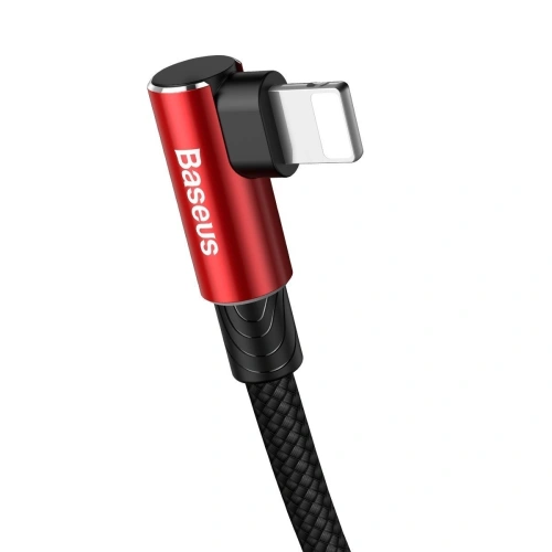 Kup Cablu unghiular USB-C la Lightning PD Baseus MVP Elbow, 18W, 1m (roșu) - BSU1126RED - {ean13} - Sklep Home Screen