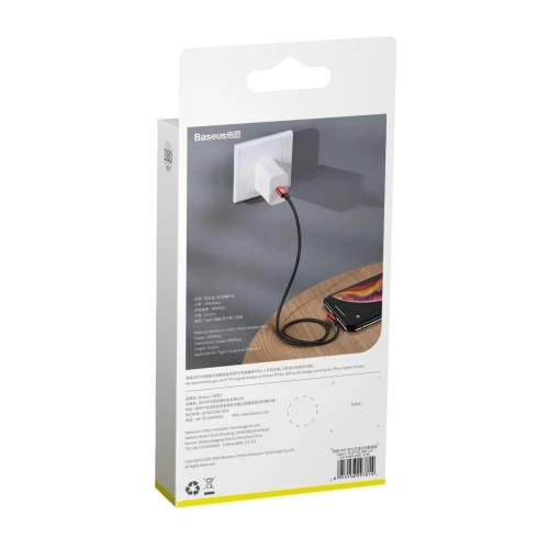 Kup Cablu unghiular USB-C la Lightning PD Baseus MVP Elbow, 18W, 1m (roșu) - BSU1126RED - {ean13} - Sklep Home Screen